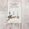 Limited Edition - Blue Fairy Stitch Markers For Knitting - Set of 3