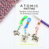 New! Baa-rilliant Sheep Knitting Needle Holder Set of 3 to fit up to 4mm needles