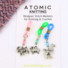 New! Baa-rilliant Sheep Knitting Needle Holder Set of 3 to fit up to 4mm needles