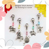 New! Spring Sheep & Alapaca Stitch Markers - Set of 5