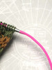 Stitch Keeper Holder Cords & 4 Knitting Stitch Stoppers for needles up to ~ 4mm | CHOOSE COLOUR | Atomic Knitting