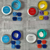 WHOLESALE Stitch Keeper Holder Cords & 4 Knitting Stitch Stoppers for needles up to ~ 4mm | ALL 9 COLOURS