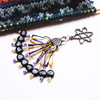 Limited Edition - Atomic Gold & Purple Counting Stitch Markers - set of 10
