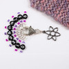 Limited Edition - Atomic Fuchsia & Purple Counting Stitch Markers -Set of 10