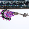 Limited Edition - Atomic Fuchsia & Purple Counting Stitch Markers -Set of 10
