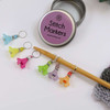New! Spring Flora Stitch Markers - Set of 6