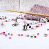 Row Counter Chain - Raven & The Crown 99 Row Chain Counter for Knitting- SIZE 4mm OR 7mm