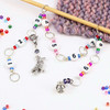 Row Counter Chain - Raven & The Crown 99 Row Chain Counter for Knitting- SIZE 4mm OR 7mm