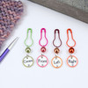 New! Garment Instruction Stitch Markers - Front, Left, Right, Centre