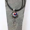 New! Wave Portuguese Knitting Pin Pendant with Adjustable Necklace