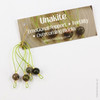 Unakite Gemstone Looper Stitch Markers for Knitting | Emotional Support, Fertility, Overcoming Blocks
