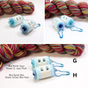 Fairy Garden - Twist Barrel 99 Row Counter for Knitting and Crochet