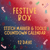 PRE-ORDER 2025 Festive Box 12 days - Stitch Marker & Notions Countdown Calendar