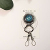 Blue Flower Magnetic Portuguese Knitting Pin - Detachable Double Hook