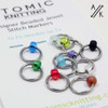 MYSTERY Mixed Jewel Knitting Stitch Markers 6mm x 15