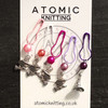 Witch Stitch Markers - Pink & Purple Spectrum