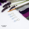 Sky Berry Stitch Markers - Berry Collection. handmade beaded stitch markers for knitting and crochet