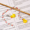 Row Counter - Yellow Ducks In A Row - 99 Row Counter Chain for Knitting- SIZE 4mm OR 7mm