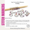 How to use stitch markers in knitting and crochet