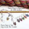 Butterfly Row Counter Chain and 5 Stitch Markers Bundle