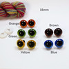 15mm Coloured Safety Eyes with Washers for Amigurumi | 1 pair