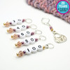 Limited Edition - Number Stitch Markers 20-100 with handbag progress marker