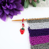 Strawberry Knitting Needle Holder to fit up to 4mm needles