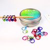 20 Secret Garden Mix Halo Stitch Markers - 4.5mm - Snag Free Stitch Markers