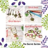 The Secret Garden - Stitch Markers, Stitch Savers, Planner Clip