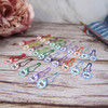 Rainbow Rows Cast On Stitch Markers - Numbered Stitch Markers 10–300 – Colour Coded Knitting Counting Markers