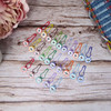 Rainbow Rows Cast On Stitch Markers - Numbered Stitch Markers 10–300 – Colour Coded Knitting Counting Markers