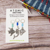 Mermaid & Sea Fish Stitch Marker Set - Set of 3