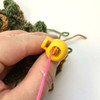 Single hole cord lock stitch stop set
