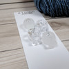Limited Edition - 5.5mm Spring Cord Lock Set x 4 | Clear Frost
