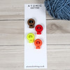 4 '1990' MIX Stitch Locker Cord Stop for Circular Knitting Needles up to 5.5mm | Atomic Knitting