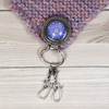 Purple Quantum Magnetic Portuguese Knitting Pin - Detachable Double Hook