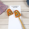 Book Shelf Needle Stoppers x2 | Point Protectors | Knitting Notions