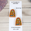 Book Shelf Needle Stoppers x2 | Point Protectors | Knitting Notions