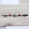 Purple Aventurine & Tree Cardigan Clip Fastener UK