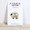 Time to Unwind Sheep Enamel Pin Badge