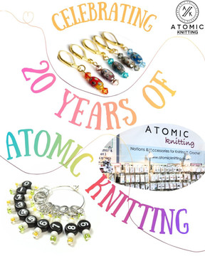 Celebrating 20 years of Atomic Knitting!