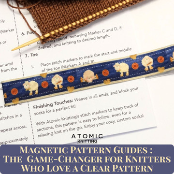 Magnetic Pattern Guides (or Pattern Marker Tamers): The Quiet Game-Changer for Knitters Who Love a Clear Pattern