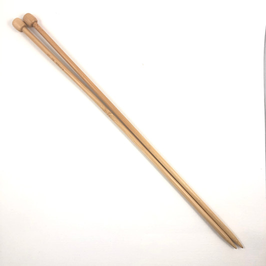1 Pair 34cm Bamboo Knitting Needle Size 2.25mm