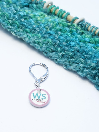 WS stitch marker (shown with removable/6mm crochet clasp)