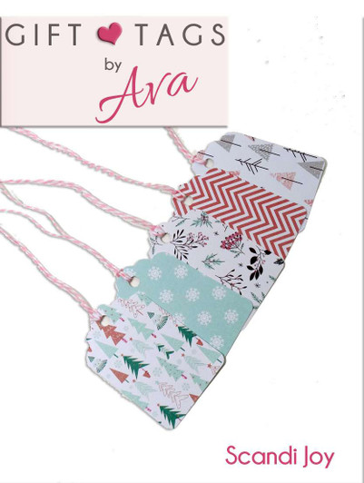Scandi Joy Card Gift Tag Set - 5 tags