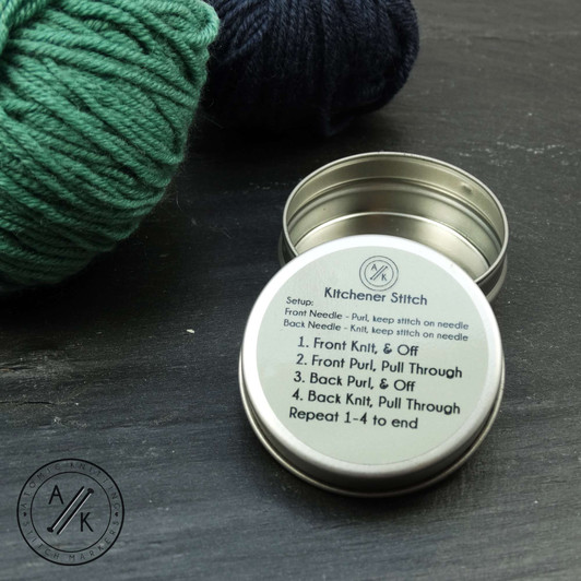 Kitchener Little Circular Tin - Mossy Green - TIN ONLY