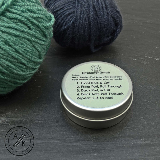 Kitchener Little Circular Tin - Mossy Green - TIN ONLY