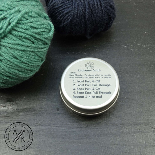 Kitchener Little Circular Tin - Mossy Green - TIN ONLY