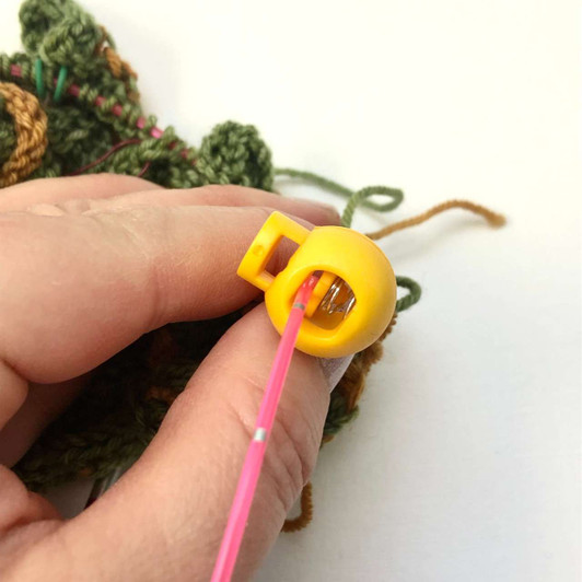 4 '1987 Mix' MIX Stitch Locker Cord Stop for Circular Knitting Needles up to 5.5mm | Atomic Knitting