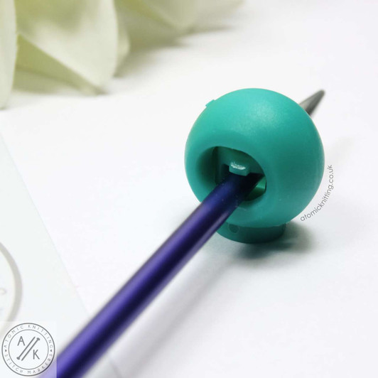 4 '1987 Mix' MIX Stitch Locker Cord Stop for Circular Knitting Needles up to 5.5mm | Atomic Knitting